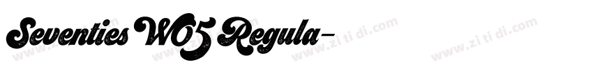 Seventies W05 Regula字体转换